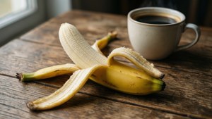 Morning Coffee Banana Peel