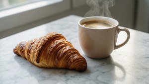 Morning Coffee Croissant
