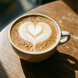 Morning Coffee Heart