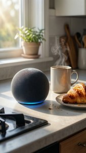 Morning Coffee with Echo Dot