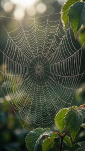 Morning Dew Spiderweb