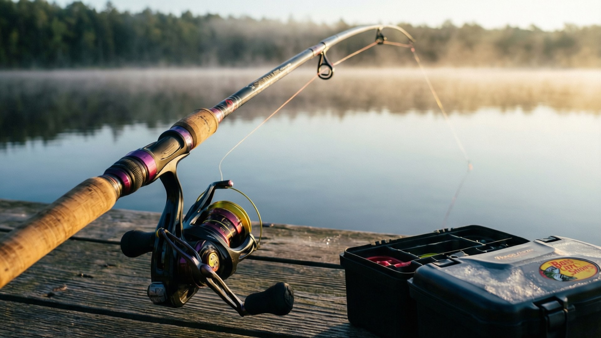 Morning Fishing Gear by Wallpapers.art Studio