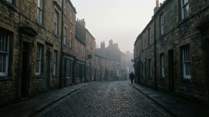 Morning Fog in Medieval Streets