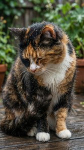 Morning Grooming Calico
