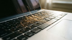 Morning Hair on Keyboard