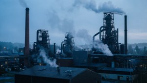 Morning Industry in Mist