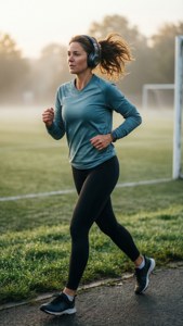 Morning Jog Mom