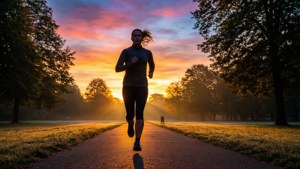 Morning Jog Sunrise