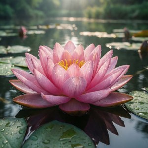Morning Lotus Dew
