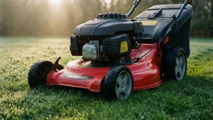 Morning Mow Close-Up