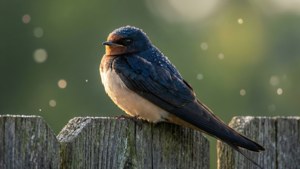 Morning Perch Swallow