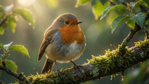 Morning Robin Perch