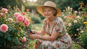 Morning Rose Garden