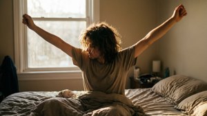 Morning Stretch in Bed