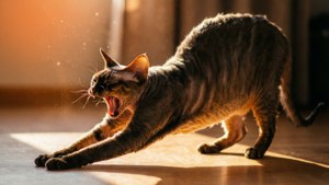 Morning Stretch Yawn