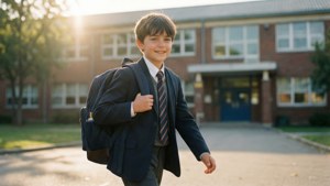 Morning Walk to School