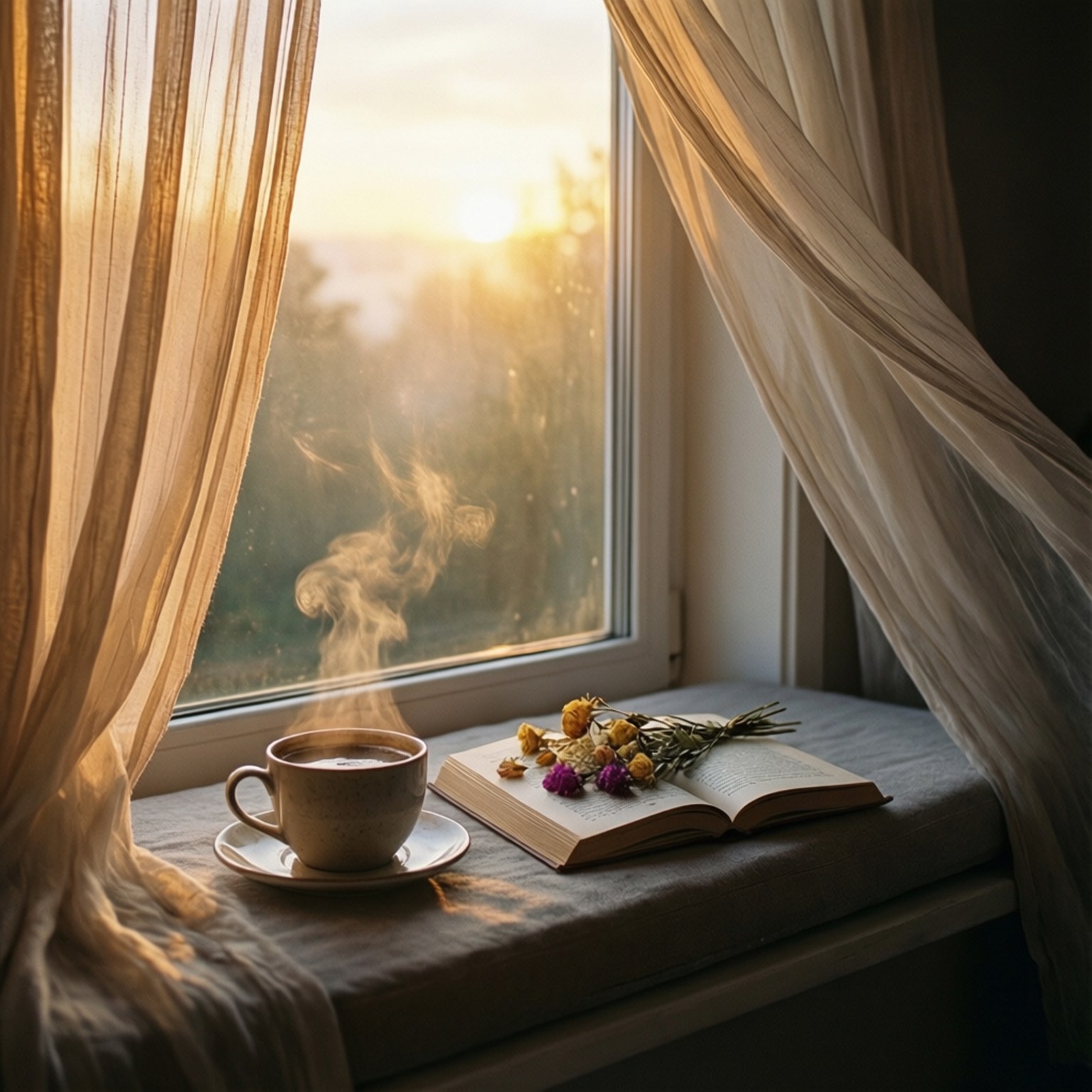 Morning Window Reverie by Wallpapers.art Studio