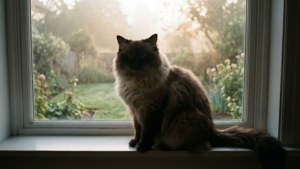 Morning Window Silhouette