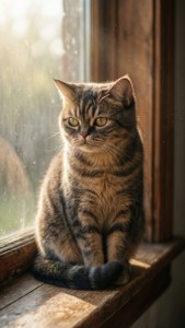 Morning Windowsill Serenity