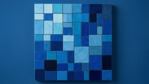 Mosaic Blue Square