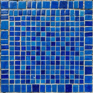 Mosaic Blue Square