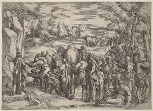 Moses Striking the Rock