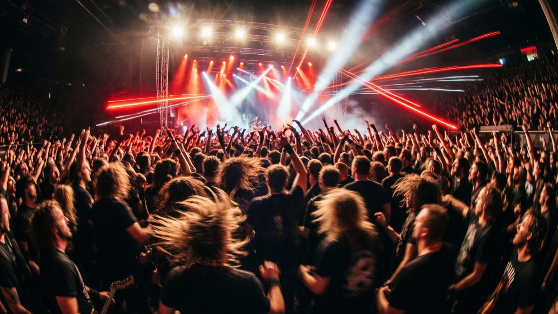 Mosh Pit Motion Blur by Wallpapers.art Studio