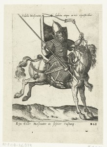 Moskovitische edelman te paard
