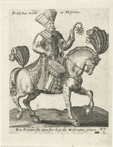 Moskovitische officier te paard