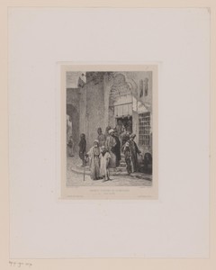 Moslims verlaten de moskee
