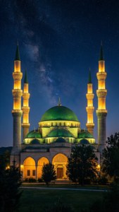 Mosque Under Stars