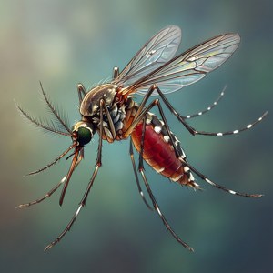 Mosquito in Flight