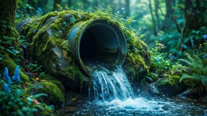 Mossy Drain Waterfall