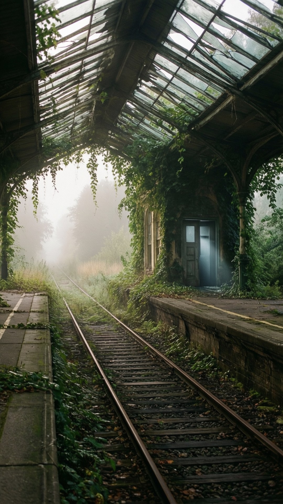 Mossy Station Portal by Wallpapers.art Studio