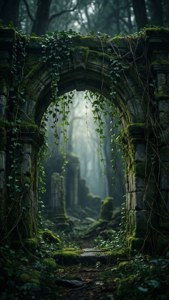 Mossy Stone Arch