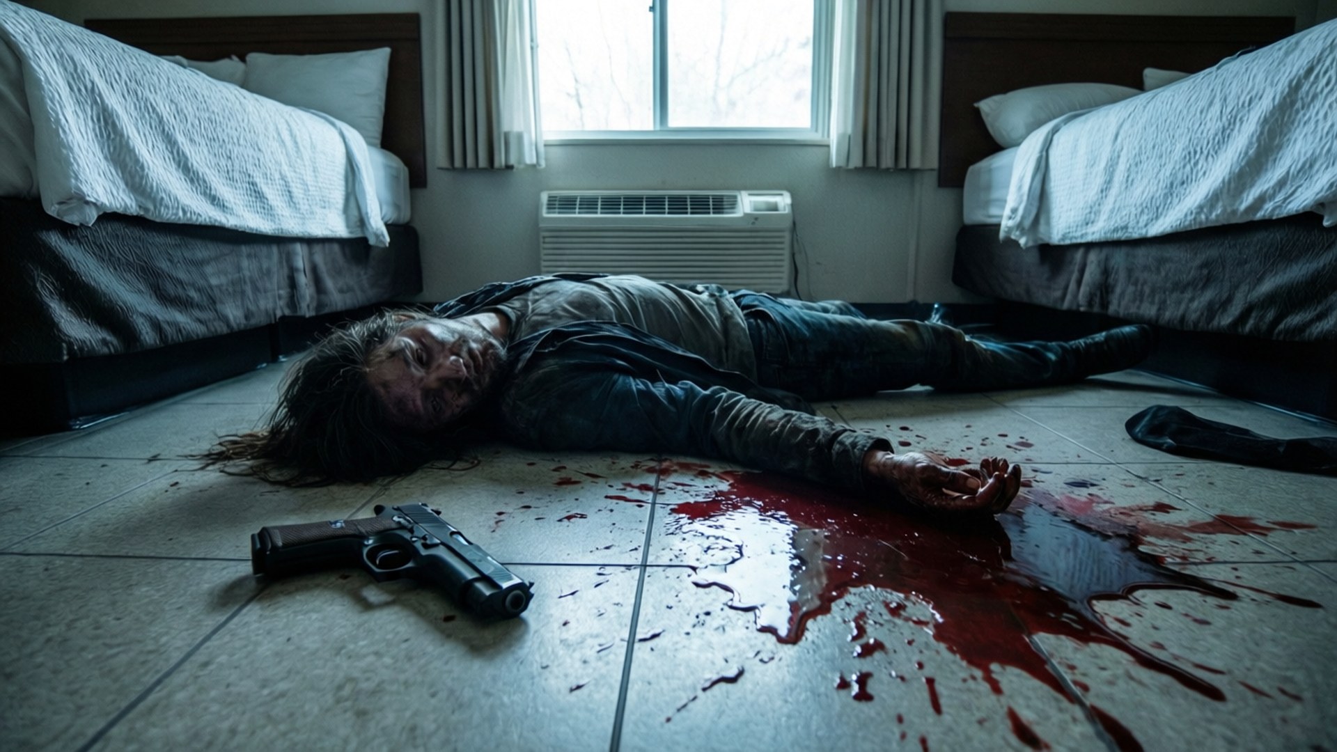 Motel Room Aftermath by Wallpapers.art Studio
