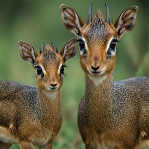 Mother and Calf Dik-dik