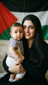 Mother and Child with Flag