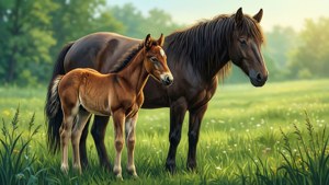 Mother and Foal
