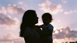 Mother Child Silhouette
