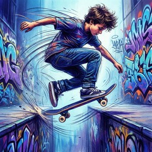 Motion Art Skater