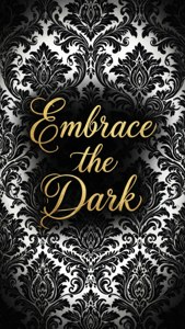 Motivational Gold Script Damask