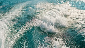Motorboat Wake Close-up