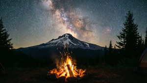 Mount Hood Milky Way