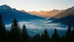 Mountain Dawn Mist