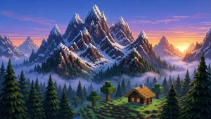 Mountain Dawn Painting