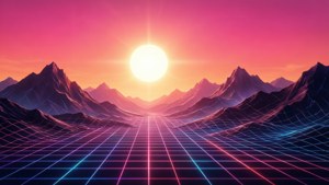 Mountain Grid Sun