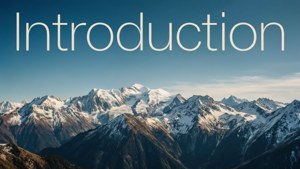 Mountain Introduction Summit