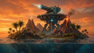 Mountain Island Sunset