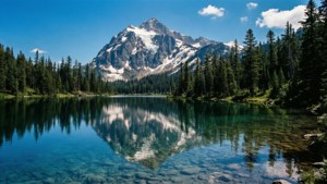 Mountain Lake Reflection